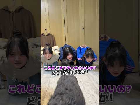 【まさかの終わり方】女子にしかできないポーズを誰が1番長く続けられる？#Shorts