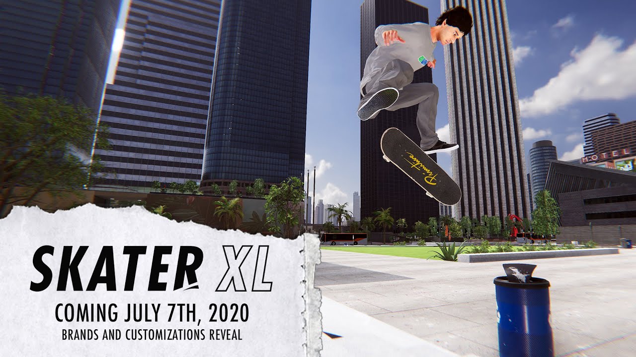 Skater XL - Coming July 7th, 2020 - Brands and Customizations Trailer - YouTube