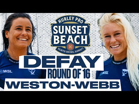 Johanne Defay vs Tatiana Weston-Webb | Hurley Pro Sunset Beach 2024 - Round of 16