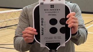Holbrook Pickleball Paddles   Mav Pro   Pro Series   T700 3K Carbon Fiber Surface   Polypropylene Ho