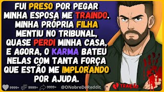 🗿🍷Fui preso por pegar minha esposa me traindo, e minha filha mentiu no tribunal. Anos depois...