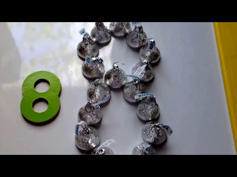 Learn numbers with chocolates.1 to10 numbers.