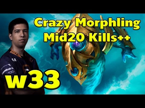 w33 Crazy Morphling Midlane 20 Kills++