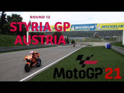 MotoGP 21 PS5 Gameplay | Career Mode Part 43, MotoGP Round 12 Styria GP