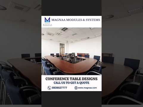 Wooden designer conference table