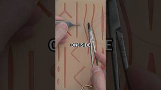 The Horizontal Mattress Stitch #surgeon #suture #medicine #medicaleducation