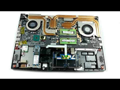 разборка ноутбука MSI MS 1632 - YouTube
