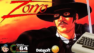 ZORRO – Commodore 64 (1985) | Datasoft’s Swashbuckling Side-Scrolling Quest