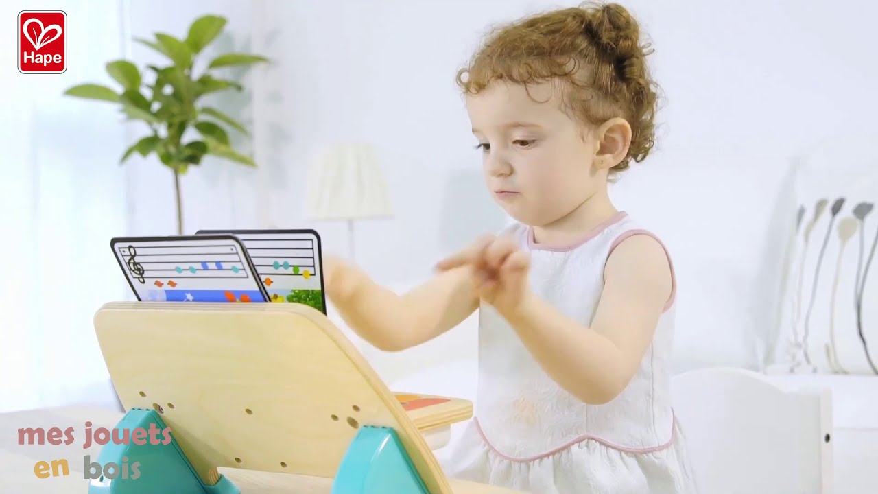 Piano tactile en bois - Petit pianiste