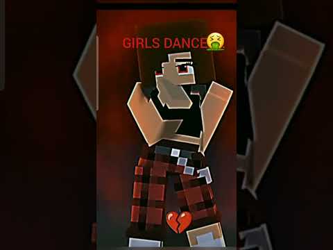 MINECRAFT GIRLS VS BOYS DANCE🥶 #minecraft #edit #herobrine #sigma #dance