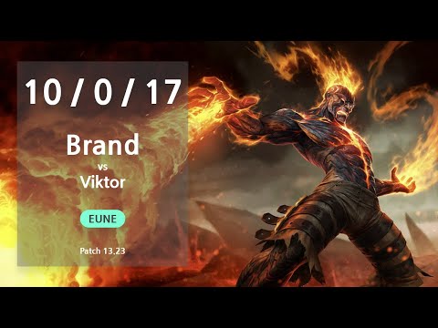 Brand Mid vs Viktor - EUNE Challenger Patch 13.23