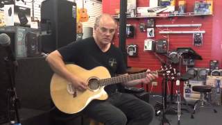 Video thumbnail for Ibanez Baritone AELBT1 acoustic guitar demo by Hix Bros Music