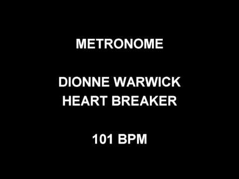 METRONOME 101 BPM Dionne Warwick HEARTBREAKER