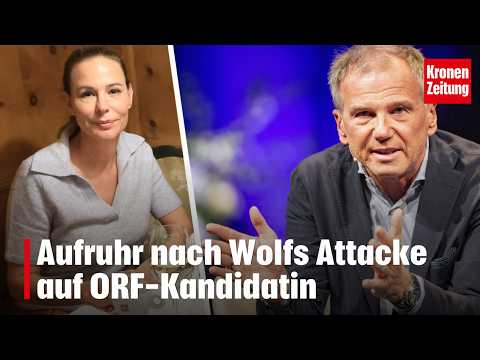 Aufruhr nach Wolfs Attacke auf ORF-Kandidatin | krone.tv NEWS