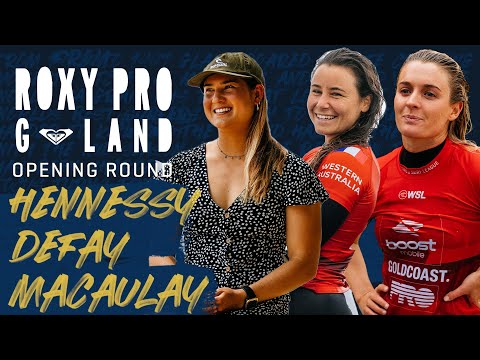 B. Hennessy, J. Defay, B. Macaulay | ROXY Pro G-Land - Opening Round Heat Replay