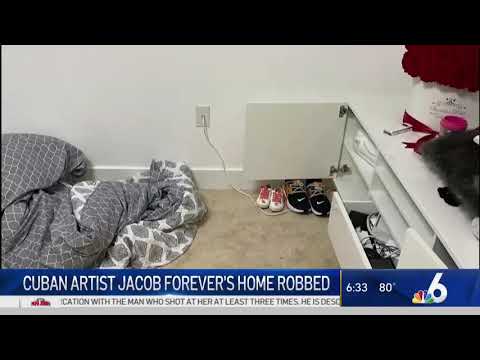 Robo en la casa del cantante cubano Jacob Forever en Miami.