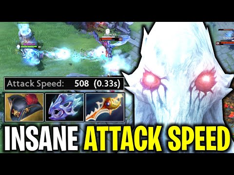 INSANE ATTACK SPEED +508 ANCIENT APPARATION PIRATE HAT MAX ATTACK SPEED | DOTA 2