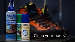HOW TO CLEAN YOUR HIKING BOOTS | NikWax