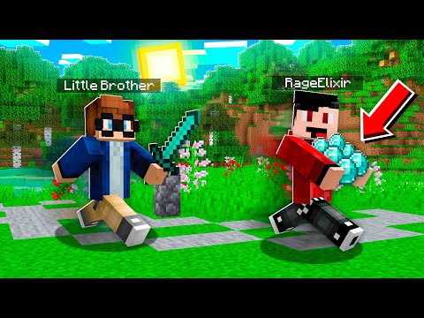 RageElixir - Stealing DIAMONDS From My LITTLE BROTHER in MINECRAFT! (Realms SMP - Episode 12)