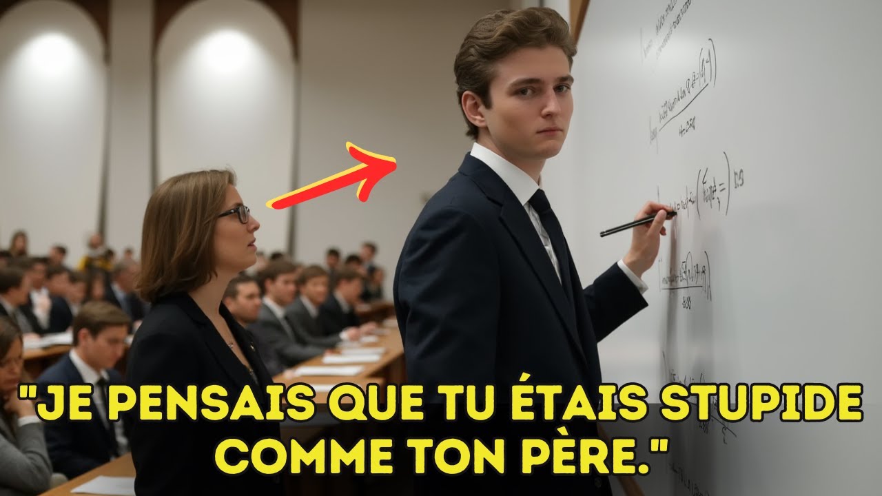 Une Enseignante de Gauche Tente D'humilier Barron Trump — Sans Savoir Qu'il est un Génie des...