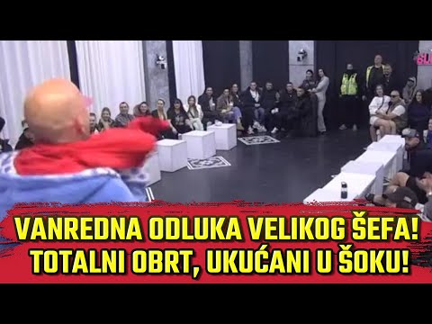 Elita 9: VANREDNA ODLUKA VELIKOG ŠEFA! TOTALNI OBRT, UKUĆANI U ŠOKU! Zadruga uzivo