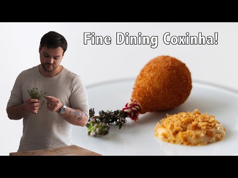 Brazilian Coxinha My Way! Fine Dining Chicken Bite With Tapioca | Michelin Cooking