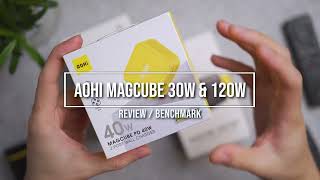 AOHI MagCube 30W & 120W GaN Charger - Ultra Mini & Ultra Powerful PD Speed