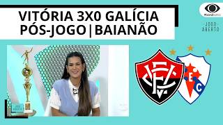VITÓRIA VENCE O GALÍCIA POR 3 A 0 E CONFIRMA SEGUNDA COLOCAÇÃO NO BAIANÃO | JOGO ABERTO BA