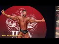 2019 IFBB Fitworld Championships: Mens Classic Physique 4th Place David Martinez Campos