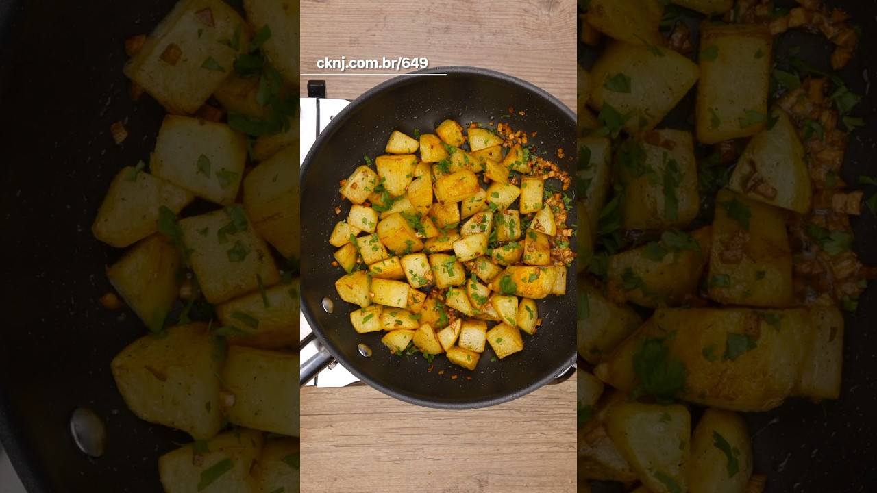 Como fazer Batata Sauté crocante por fora e macia por dentro