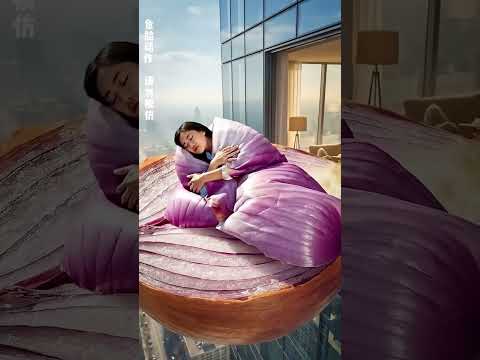 Potato Pizza & Onion Beds Created Pure Madness 😂🛏️🍕 #unexpected