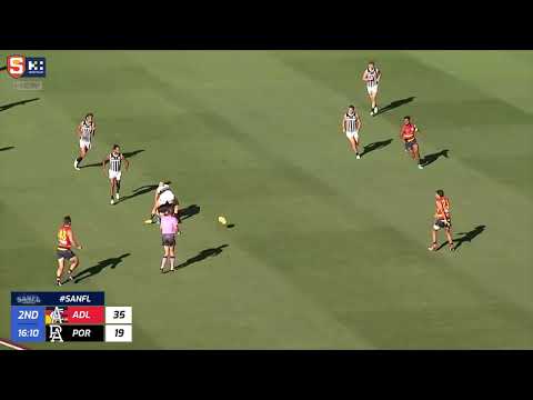 Rd 1 SANFL Snapshot - Adelaide's Tariek Newchurch shows his speed