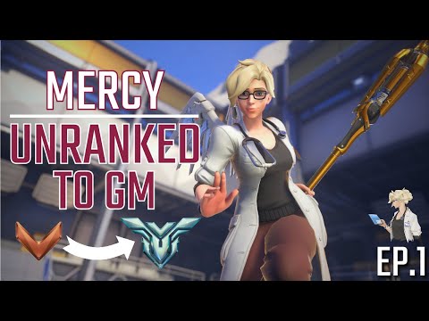 Mercy Unranked to GM - Placements 💎 - EP1 | Overwatch 2