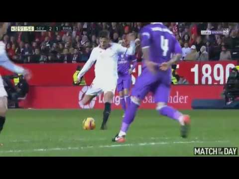 Stevan Jovetic Winning Goal   Sevilla vs Real Madrid 2-1   La Liga 15/01/2017