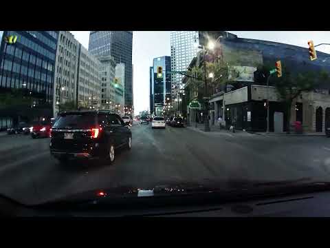 Disraeli Freeway - Main St - Portage Ave | A little rain | 46 | Downtown Winnipeg