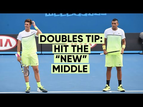 Tennis Doubles Strategy: Learn From Nick Kyrgios How To Control The Court With The “New” Middle