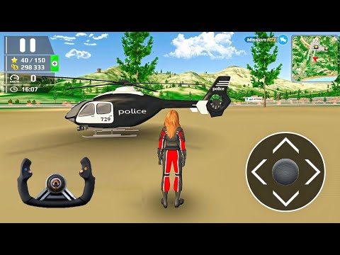 Police Air-1 Helicopter Flight Pilot Simulator ll Android Gameplay ll