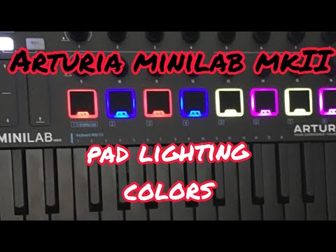 Arturia Minilab MKII - Change Pad Colors (Lighting)
