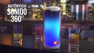 Video 1 of Product JBL Pulse 4 Wireless Party Speaker with LED Lighting