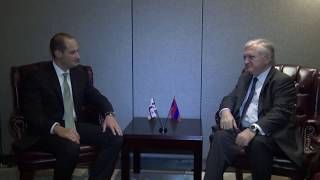 Встреча министров иностранных дел Армении и Грузии