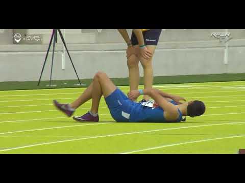 Manuel Bea Medina del RGC Covadonga plata en el nacional sub 20 de Atletismo
