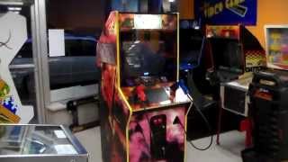 Atari's Maximum Force Arcade Machine!  Lightgun awesomeness !  The Cool Dedicated Cabinet