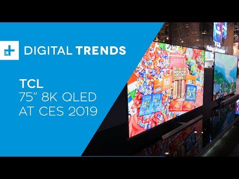 TCL 75-Inch 8K QLED TV - Hands On at CES 2019