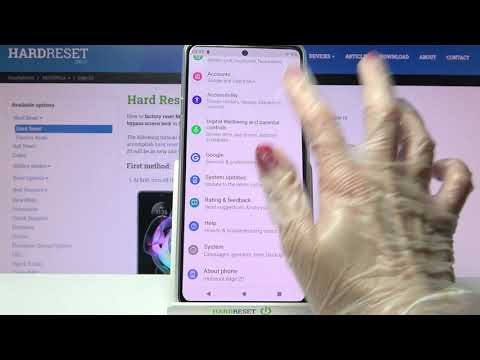 How to Enable High Contrast Text in MOTOROLA Edge 20-  Change Text Contrast