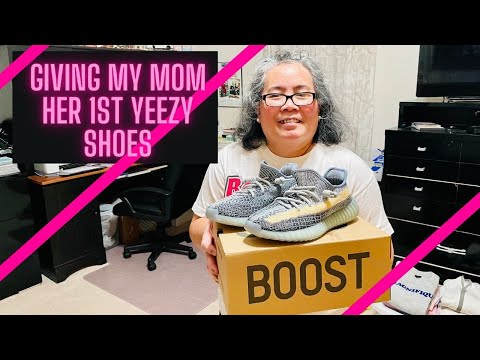 Giving my Mama Her 1st Yeezy Shoes!