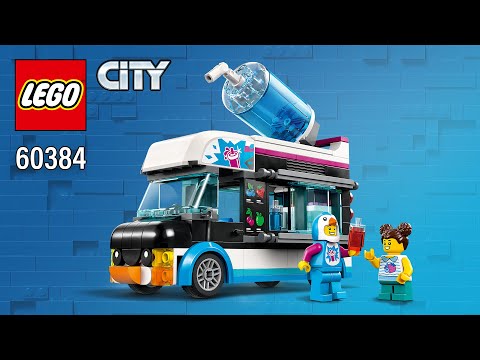 LEGO® City Penguin Slushy Van (60384)[194 pcs] Step-by-Step Building Instructions | TopBrickBuilder