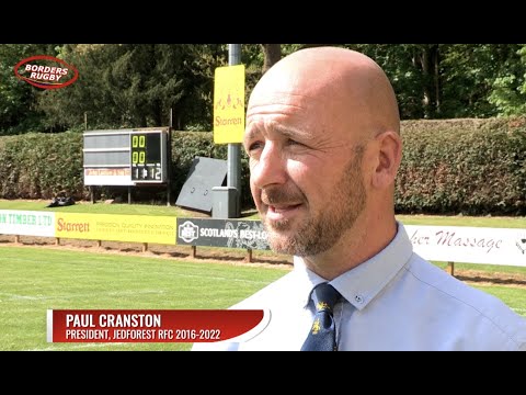 PAUL CRANSTON (JEDFOREST RFC PRESIDENT) INTERVIEWED AT THE STARRATT JEDFOREST 7s 2022