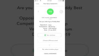 12 CSX Elite  App Explainer -  Post Injury Assessments