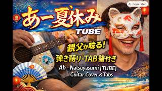 【あー夏休み(TUBE)】(ギター弾き語り+タブ譜) Guitar Tab