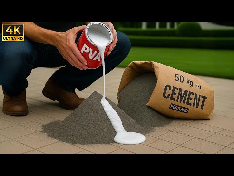 Mix PVA glue with Cement And Magic Happens 😱 Billions Of People Don't Know This Secret